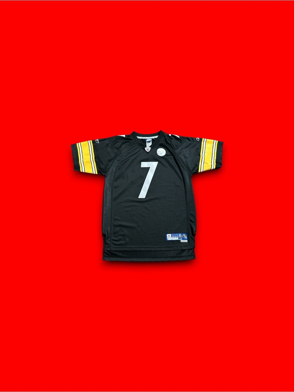Vintage Pittsburgh Steelers Ben Roethlisberger NFL Reebok jersey youth XL